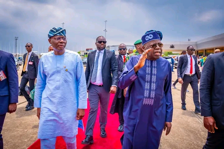 Tinubu Departs Lagos, Sanwo-Olu Pledges Support As He Sees Him Off After Sallah Visit